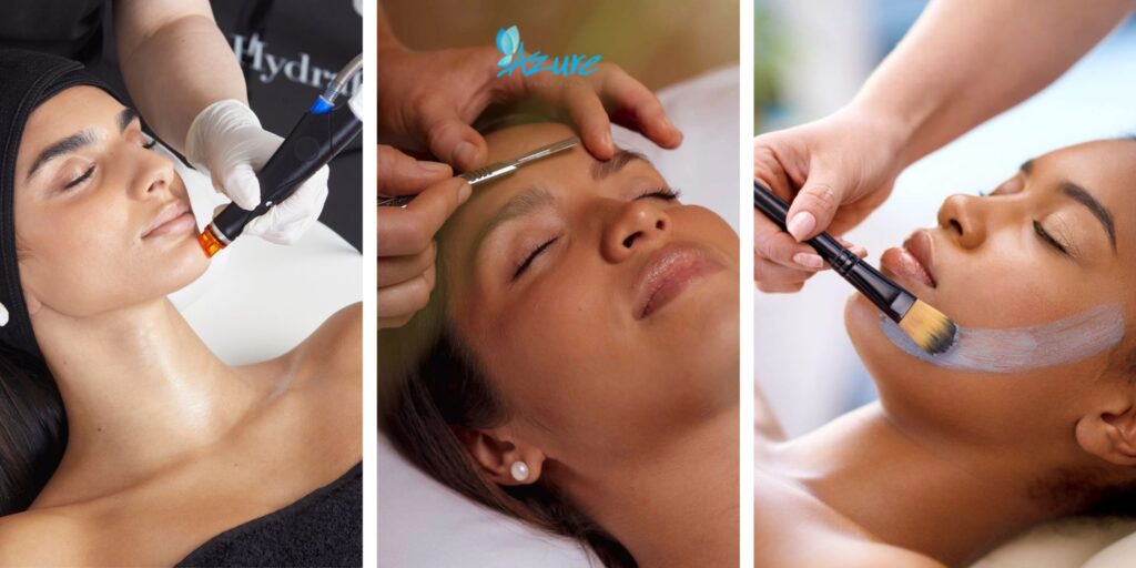 types of facial services azure dream medspa offers
